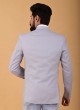 Grey Color Imported Suit In Party Wear